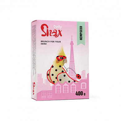 Snax Daily Корм длясредних попугаев, 400 г 