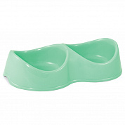 Гамма миска для кошек двойная "Бисквит"