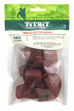 TiTBiT Золотая коллекция Чипсы из говядины,60гр