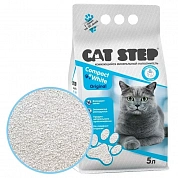 Cat Step Compact White Original комкующийся, минеральный