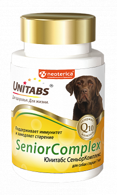 UNITABS Senior Complex для собак старше 7лет, 100 таб.