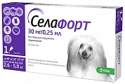 Селафорт 30 мг капли для собак массой 2,6-5кг