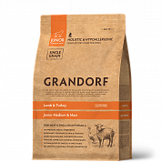 Grandorf  Junior Medium&Maxi Lamb&Turkey